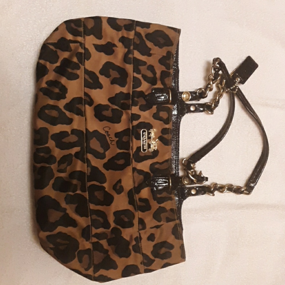 Coach limited edition  leopard bag.. Nordstrom